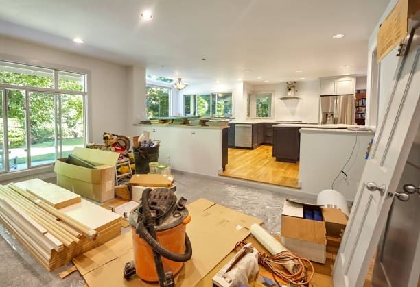 Professional Cabinet Refacing technician working in Kendall Park, NJ